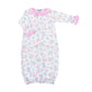 Pumpkin Blush Print Ruffle Converter - Magnolia BabyConverter Gown