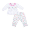 Pumpkin Blush Smocked 2pc Pant Set - Magnolia Baby2pc Pant Set