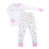 Pumpkin Blush Smocked Long Pajamas - Magnolia BabyLong Pajamas