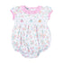 Pumpkin Blush Smocked Short Sleeve Bubble - Magnolia BabyBubble