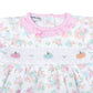 Pumpkin Blush Smocked Short Sleeve Dress - Magnolia BabyDress