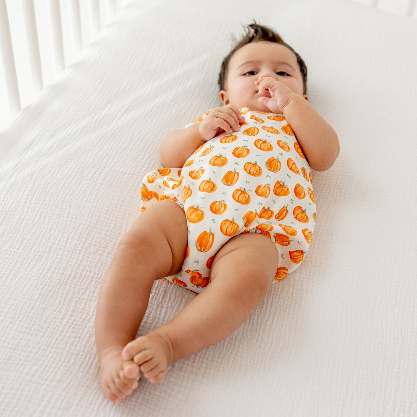 Luna and Arlo_Pumpkin Grove Baby Boy Short Sleeve Bubble_8