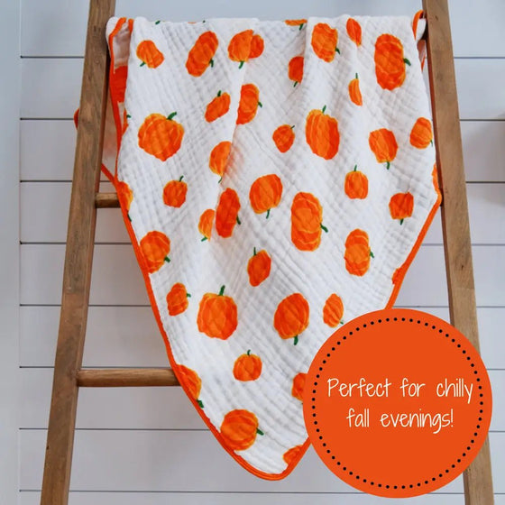 Pumpkin Muslin Quilt - Magnolia BabyQuilt