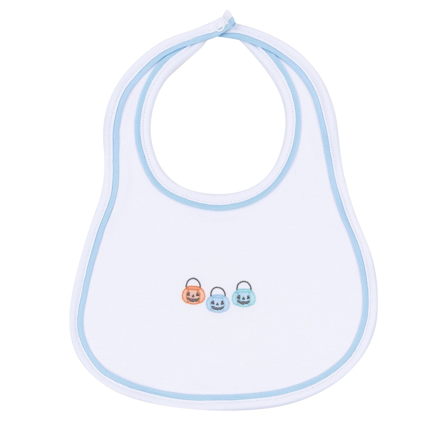Magnolia Baby_Pumpkin Party Bib - Light Blue_1