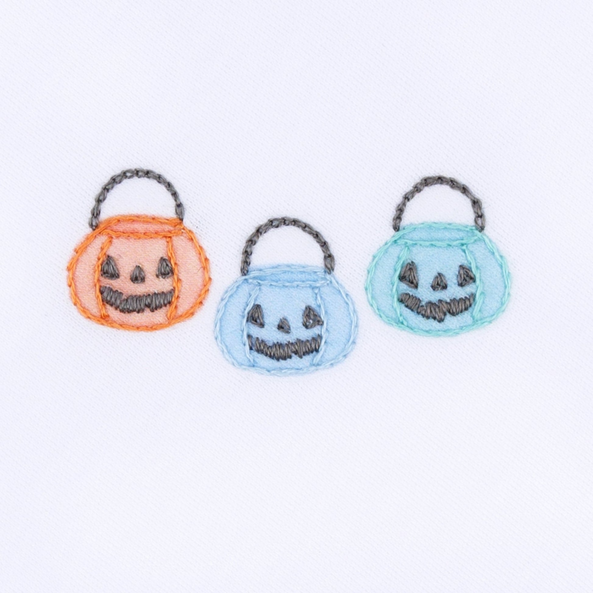Magnolia Baby_Pumpkin Party Hand-Embroidered Bubble - Light Blue_3