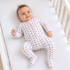 Magnolia Baby_Pumpkin Party Print Zip Footie - Pink_1
