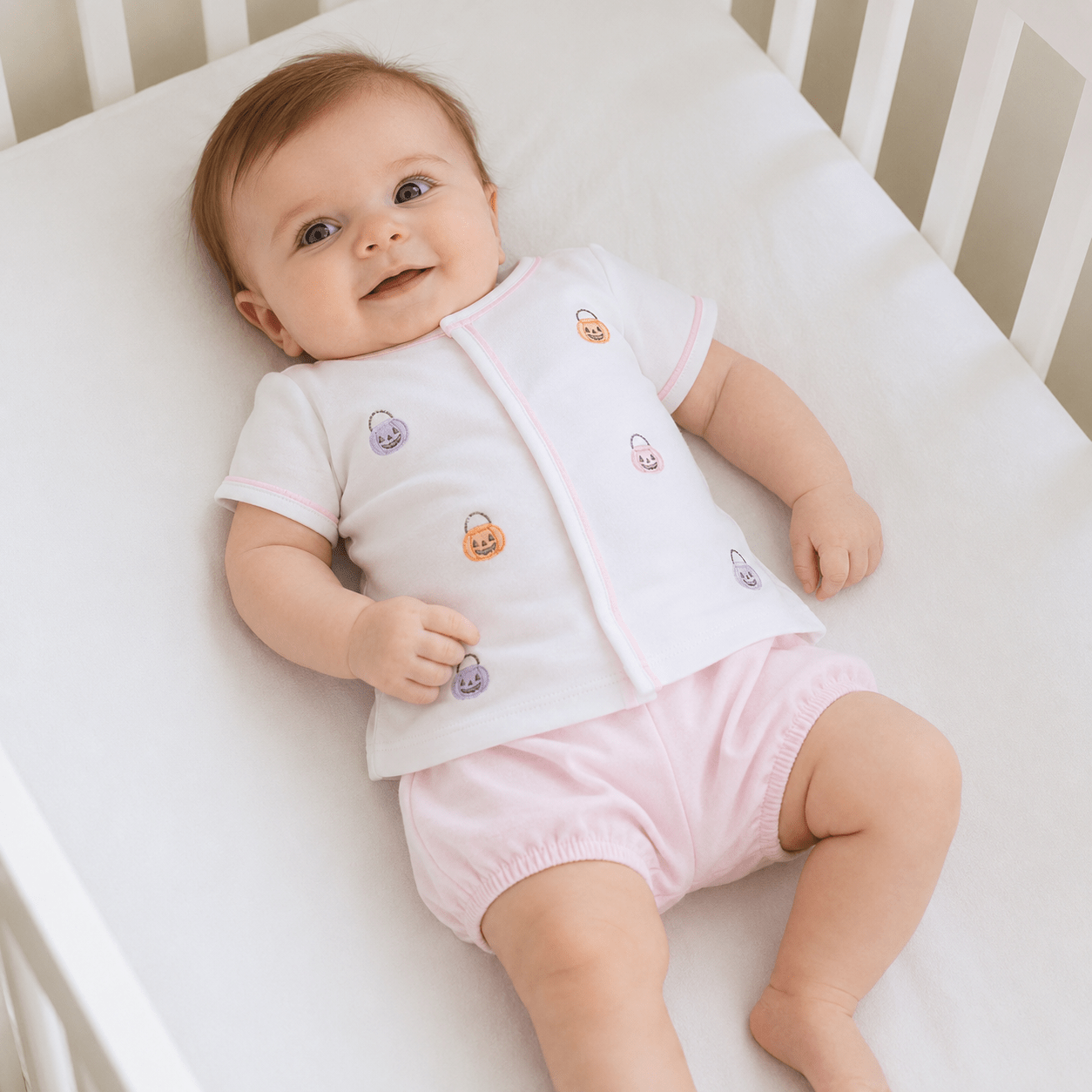 Magnolia Baby_Pumpkin Party Ruffle Diaper Cover Set - Pink_1