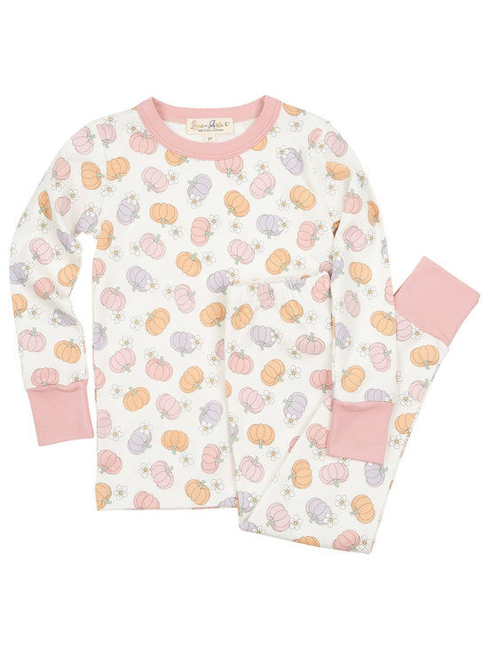 Pumpkin Patch Dreams Long Pajamas by Luna and Arlo - Magnolia BabyLong Pajamas