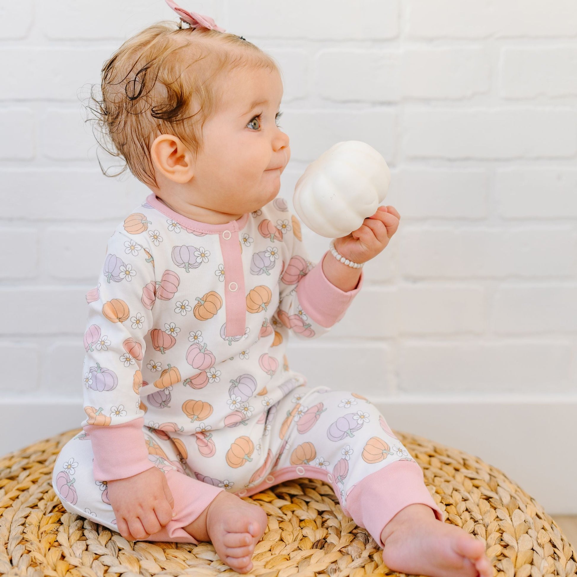 Pumpkin Patch Dreams Playsuit by Luna and Arlo - Magnolia BabyPlaysuit