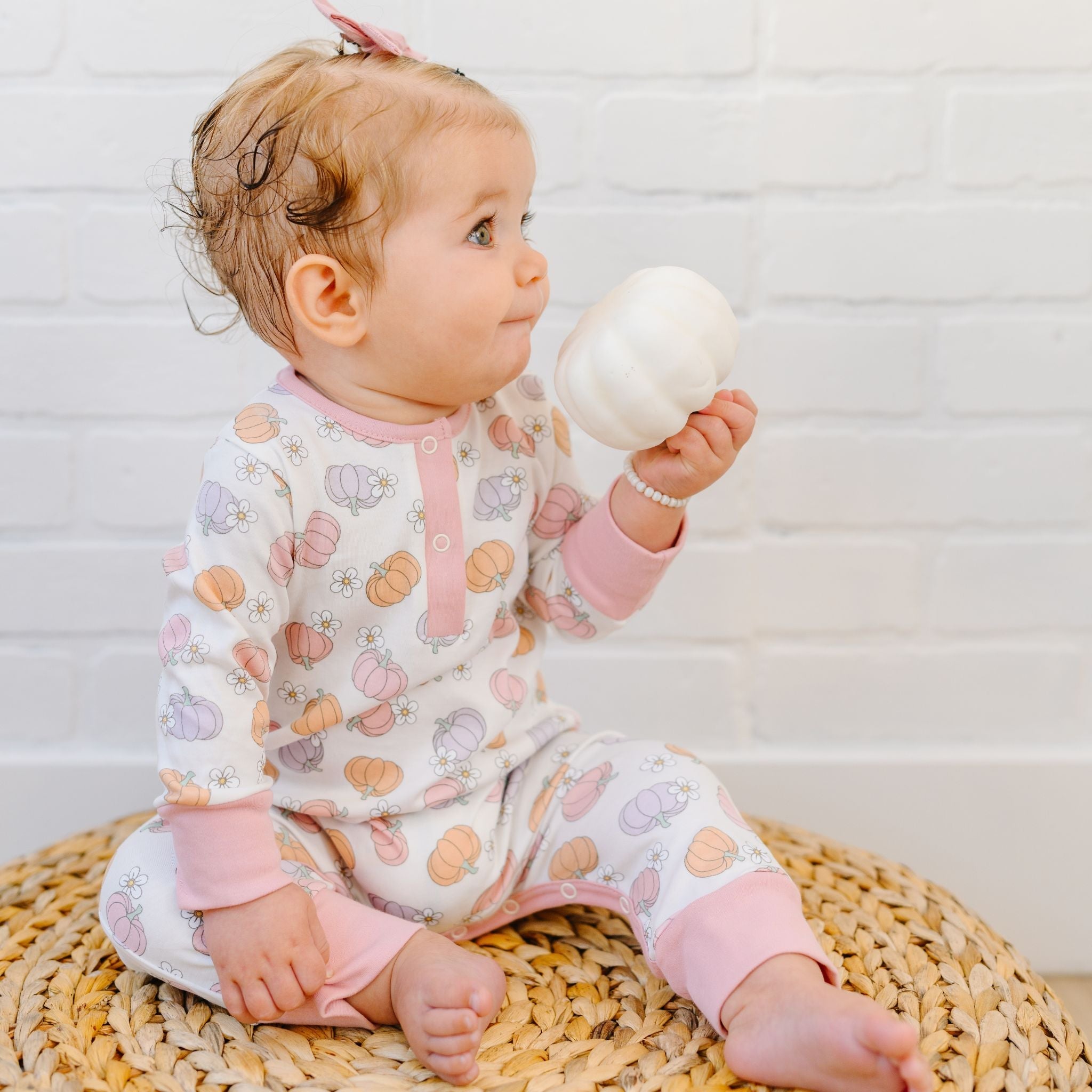 Pumpkin Patch Dreams Playsuit by Luna and Arlo - Magnolia BabyPlaysuit
