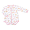 Pumpkin Patch Dreams Print Front Snap Bodysuit - Magnolia BabyBodysuit