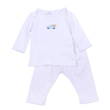  Pumpkin Patch Fun Embroidered 2pc Pant Set - Light Blue - Magnolia Baby2pc Pant Set
