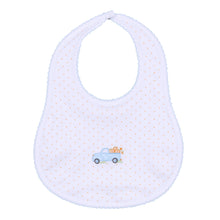 Pumpkin Patch Fun Embroidered Bib - Light Blue - Magnolia BabyBib