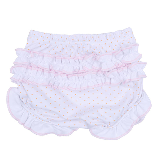 Pumpkin Patch Fun Embroidered Ruffle Diaper Cover Set - Pink - Magnolia BabyDiaper Cover