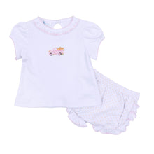  Pumpkin Patch Fun Embroidered Ruffle Diaper Cover Set - Pink - Magnolia BabyDiaper Cover
