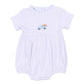 Pumpkin Patch Fun Embroidered Short Sleeve Bubble - Light Blue - Magnolia BabyBubble
