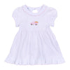 Pumpkin Patch Fun Embroidered Short Sleeve Dress - Pink - Magnolia BabyDress