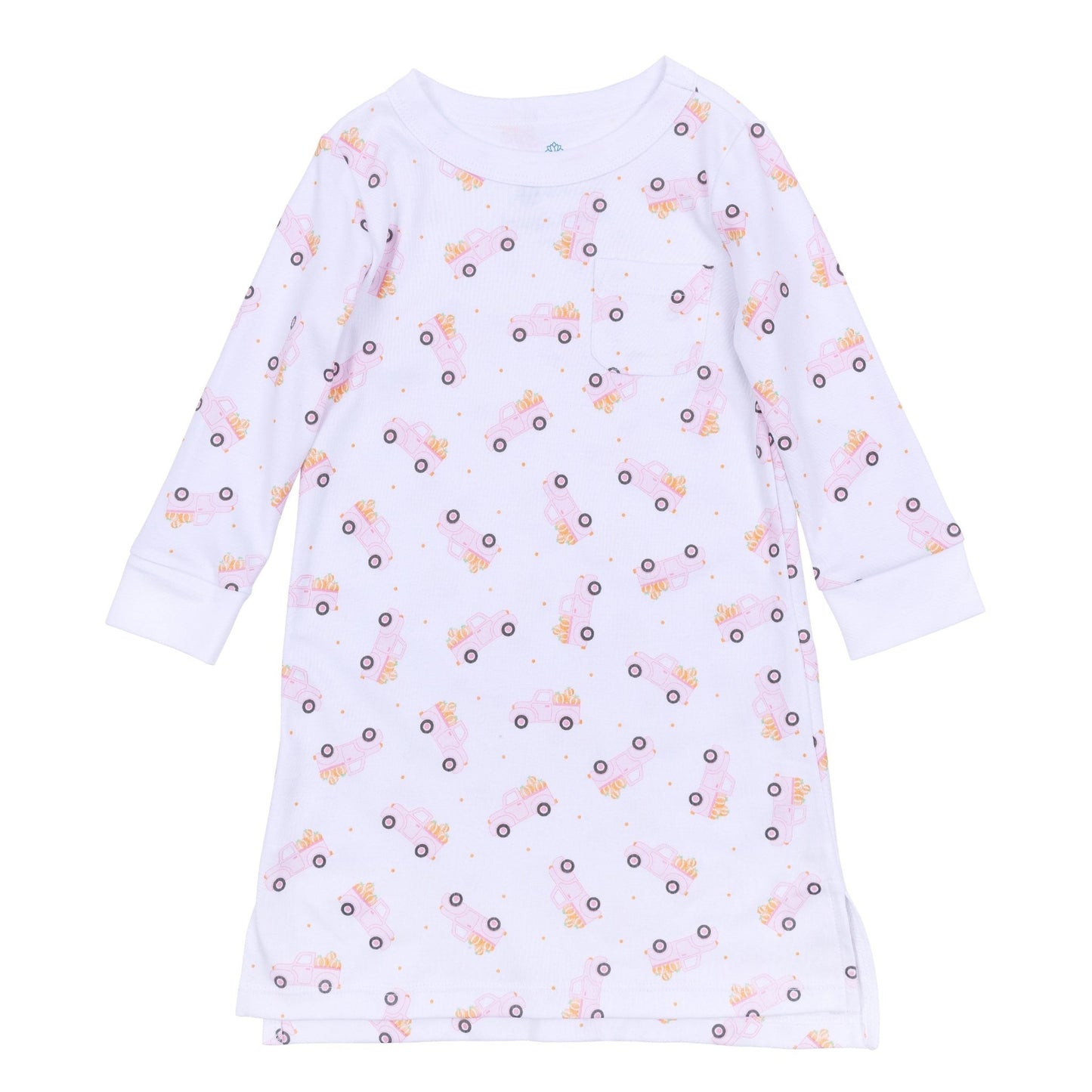 Pumpkin Patch Fun Long Sleeve Nightdress - Pink - Magnolia BabyNightdress