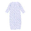 Pumpkin Patch Fun Print Converter - Light Blue - Magnolia BabyConverter Gown