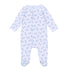 Pumpkin Patch Fun Print Footie - Light Blue - Magnolia BabyFootie