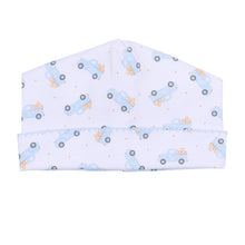  Pumpkin Patch Fun Print Hat - Light Blue - Magnolia BabyHat