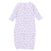 Pumpkin Patch Fun Print Ruffle Converter - Pink - Magnolia BabyConverter Gown