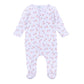 Pumpkin Patch Fun Print Ruffle Footie - Pink - Magnolia BabyFootie