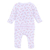 Pumpkin Patch Fun Print Ruffle Footie - Pink - Magnolia BabyFootie