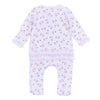 Pumpkin Patch Fun Print Ruffle Zip Footie - Pink - Magnolia BabyFootie