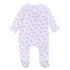 Pumpkin Patch Fun Print Ruffle Zip Footie - Pink - Magnolia BabyFootie