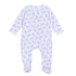 Pumpkin Patch Fun Print Zip Footie - Light Blue - Magnolia BabyFootie