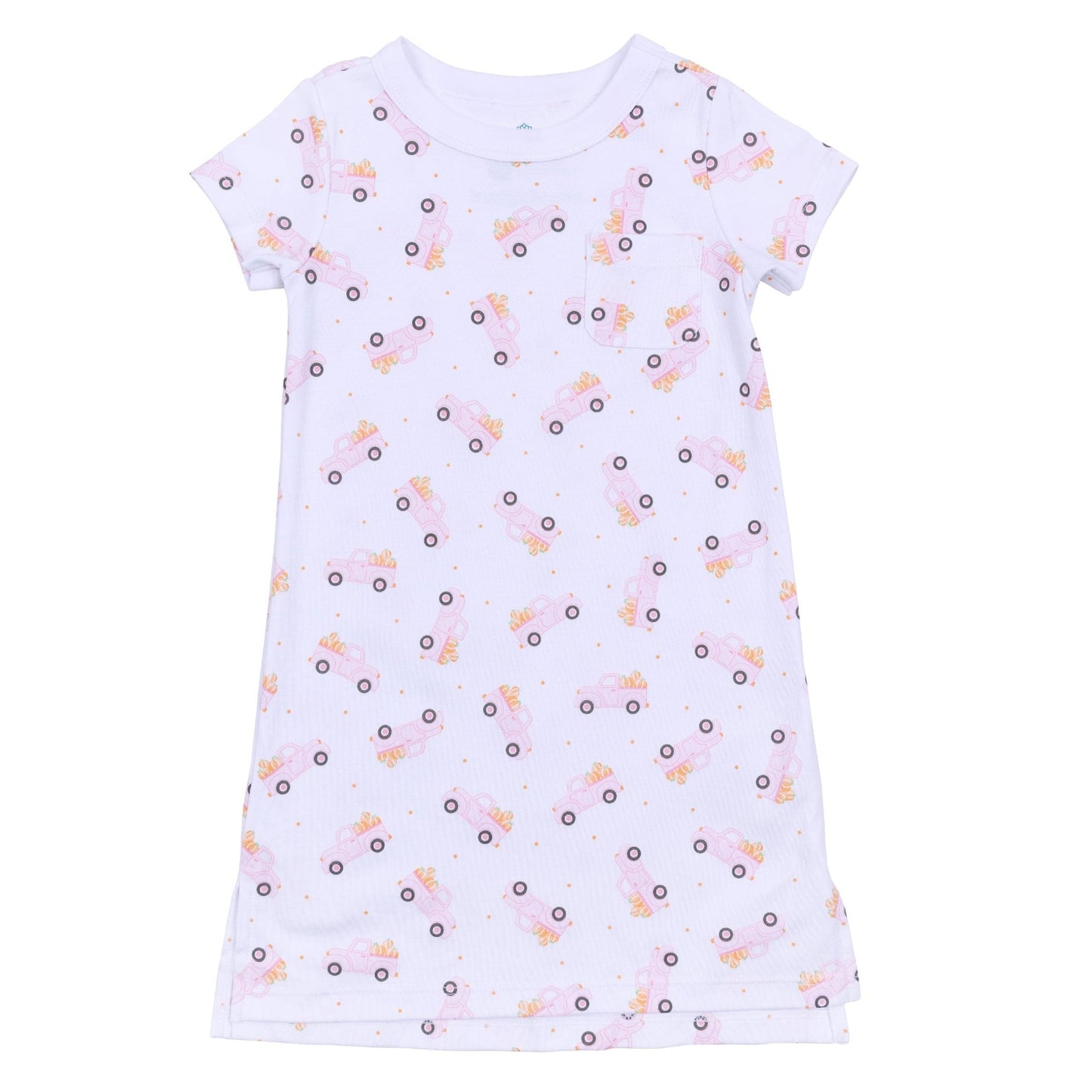 Pumpkin Patch Fun Short Sleeve Nightdress - Pink - Magnolia BabyNightdress