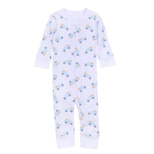  Pumpkin Patch Fun Zip Pajamas - Light Blue - Magnolia BabyZipper Pajamas