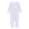 Pumpkin Patch Fun Zip Pajamas - Pink - Magnolia BabyZipper Pajamas