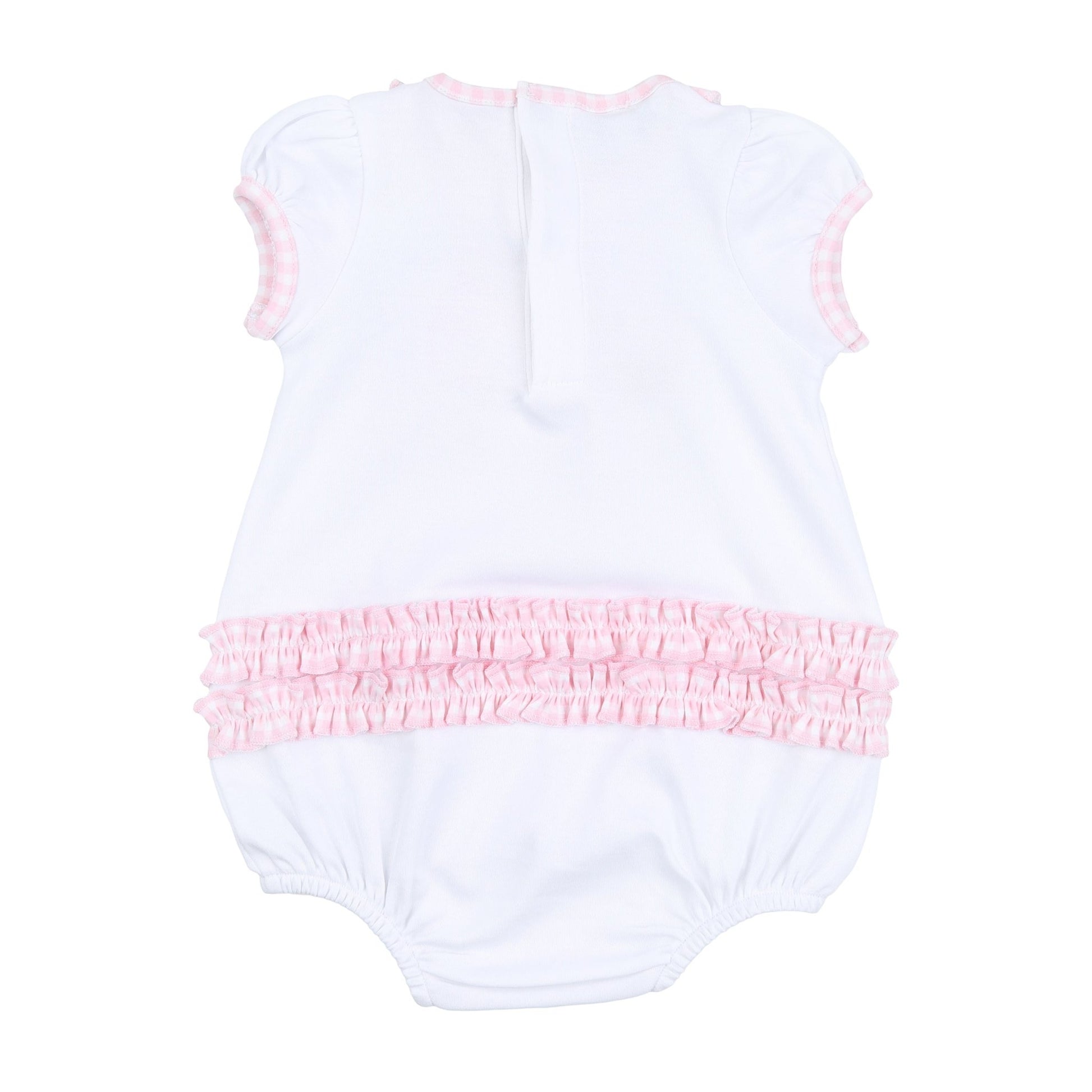 Pumpkin Picking Applique Ruffle Bubble - Magnolia BabyBubble
