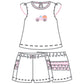 Pumpkin Picking Applique Ruffle Short Set - Pink - Magnolia BabyShort Set