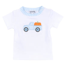  Pumpkin Picking S/S T - Shirt - Blue - Magnolia BabyT - Shirt