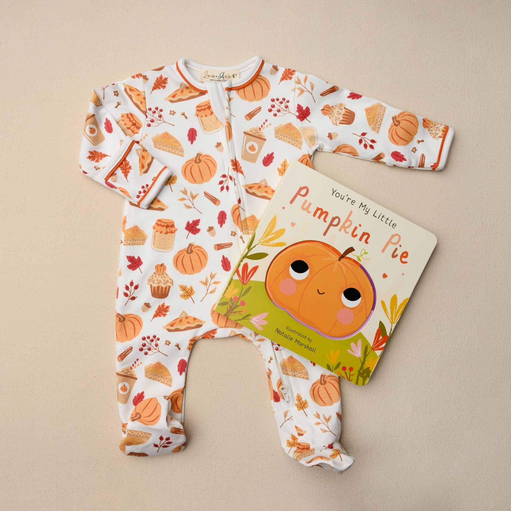 Pumpkin Spice Footie Gift Set - Magnolia BabyBaby Gift Set