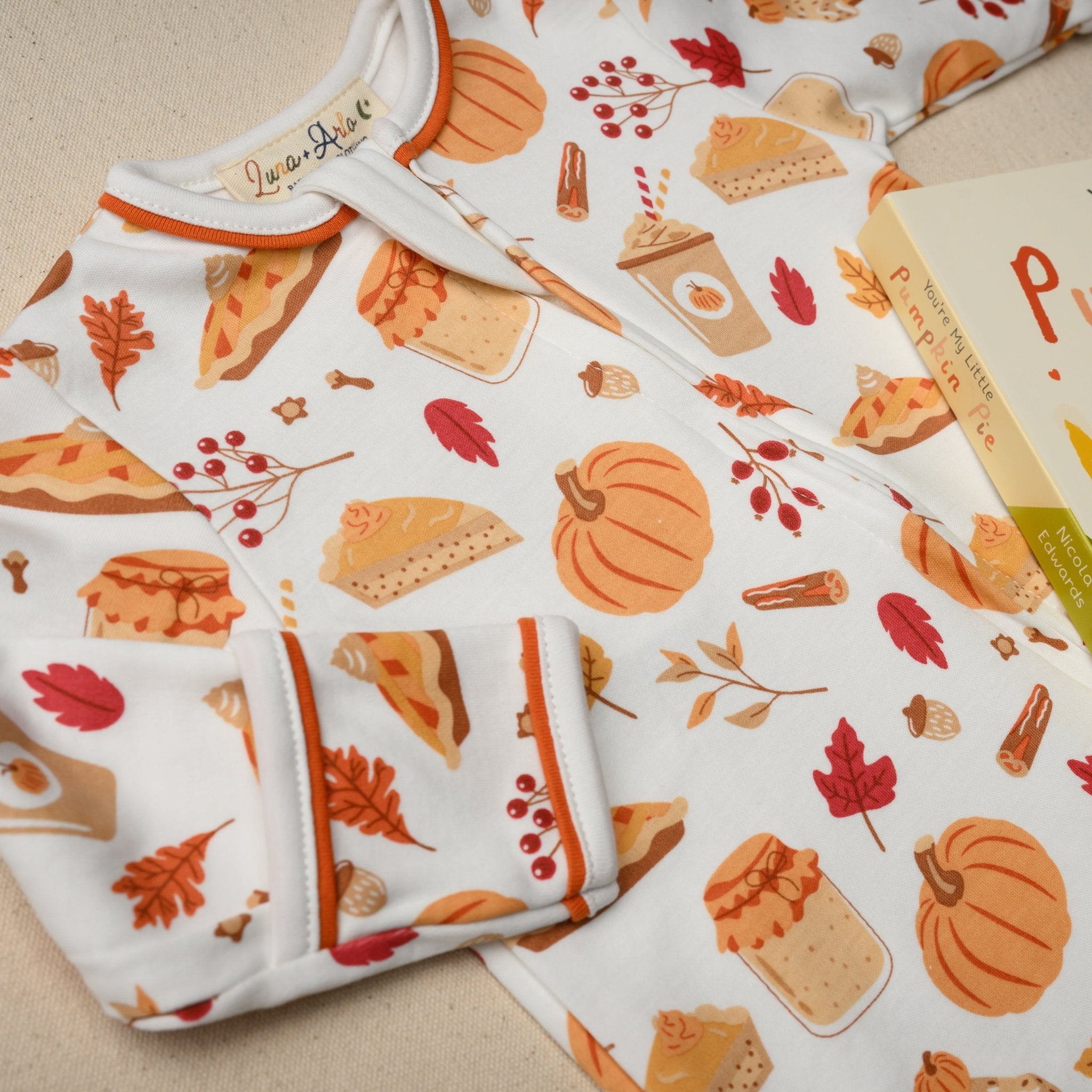 Pumpkin Spice Footie Gift Set - Magnolia BabyBaby Gift Set