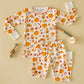 Pumpkin Spice Long Pajamas - Magnolia BabyLong Pajamas