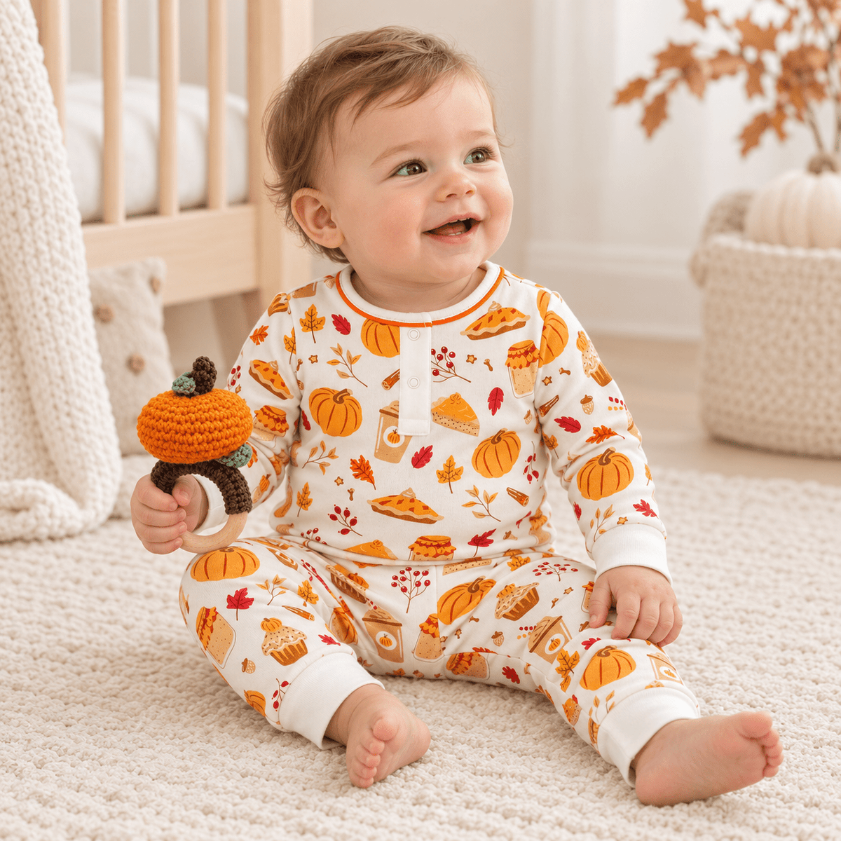 Luna and Arlo_Pumpkin Spice Pant Set_5