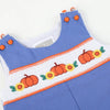 Pumpkin Sunflower Smocked Overalls - Magnolia BabyOveralls