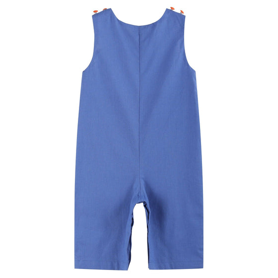Pumpkin Sunflower Smocked Overalls - Magnolia BabyOveralls