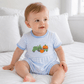 Magnolia Baby_Pumpkin Tractor Applique Bubble - Light Blue_1