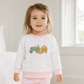 Pumpkin Tractor Sweatshirt - Pink