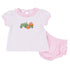 Magnolia Baby_Pumpkin Tractor Applique Ruffle Diaper Cover Set - Pink_1