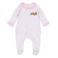 Magnolia Baby_Pumpkin Tractor Applique Ruffle Footie - Pink_1