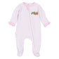Magnolia Baby_Pumpkin Tractor Applique Ruffle Zip Footie - Pink_1
