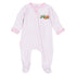 Magnolia Baby_Pumpkin Tractor Applique Ruffle Zip Footie - Pink_1