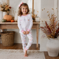 Pumpkin Blush Smocked Long Pajamas